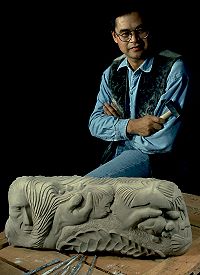 Inuit Sculptor, Angus Kaanerk Cockney